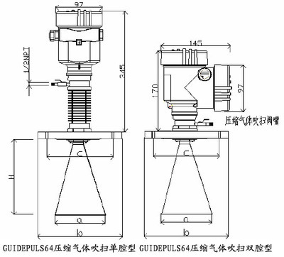 GUIDEPULS64雷达料位计 精准测量，厂家直销，助力化工仪器高效运行